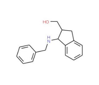 (cis-1-Benzylamino-indan-2-yl)-methanol (CAS 683754-91-8) - chemical structure image