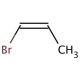 cis-1-Bromo-1-propene 的分子结构, CAS编号: 590-13-6 cis-1-Bromo-1-propene (CAS 590-13-6) - chemical structure image