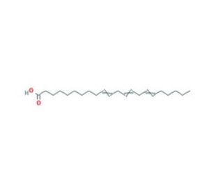 cis-10,13,16-Docosatrienoic acid (CAS 18104-42-2) - chemical structure image