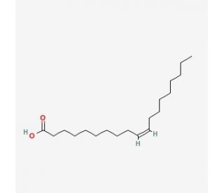 cis-10-Nonadecenoic acid (CAS 73033-09-7) - chemical structure image