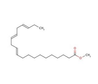 cis-11,14,17-Eicosatrienoic acid methyl ester (CAS 55682-88-7) - chemical structure image