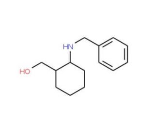 cis-(1R,2S)-(&plus;)-2-Benzylaminocyclohexanemethanol (CAS 71581-92-5) - chemical structure image