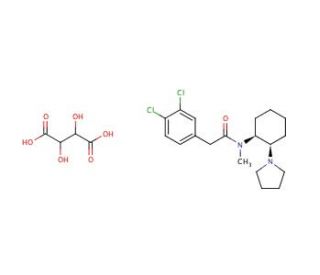 (&minus;)-cis-(1S,2R)-U-50488 tartrate (CAS 121843-48-9) - chemical structure image