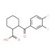 cis-2-(3,4-Difluorobenzoyl)cyclohexane-1-carboxylic acid - chemical structure image