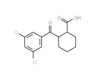 cis-2-(3,5-Dichlorobenzoyl)cyclohexane-1-carboxylic acid - chemical structure image