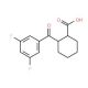 cis-2-(3,5-Difluorobenzoyl)cyclohexane-1-carboxylic acid - chemical structure image