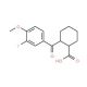 cis-2-(3-Fluoro-4-methoxybenzoyl)cyclohexane-1-carboxylic acid - chemical structure image