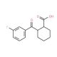 cis-2-(3-Fluorobenzoyl)cyclohexane-1-carboxylic acid (CAS 733742-66-0) - chemical structure image