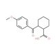 cis-2-(4-Methoxybenzoyl)cyclohexane-1-carboxylic acid (CAS 57078-11-2) - chemical structure image