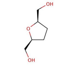 cis-2,5-Bishydroxymethyl-tetrahydrofuran (CAS 2144-40-3) - chemical structure image