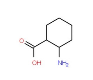 cis-2-Amino-1-cyclohexanecarboxylic acid (CAS 5691-20-3) - chemical structure image
