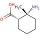 cis-2-Amino-2-methyl-cyclohexanecarboxylic acid (CAS 791764-65-3) - chemical structure image