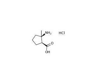 cis-2-Amino-2-methyl-cyclopentanecarboxylic acid hydrochloride (CAS 156292-34-1) - chemical structure image