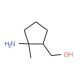 cis-(2-Amino-2-methyl-cyclopentyl)-methanol (CAS 202921-91-3) - chemical structure image