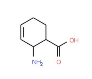 Cis-2-Amino-cyclohex-3-enecarboxylic acid (CAS 193673-65-3) - chemical structure image