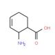 Cis-2-Amino-cyclohex-3-enecarboxylic acid (CAS 193673-65-3) - chemical structure image