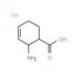 Cis-2-Amino-cyclohex-3-enecarboxylic acid hydrochloride (CAS 142035-00-5) - chemical structure image