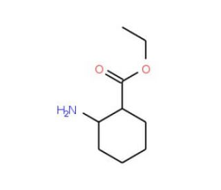 cis-2-Amino-cyclohexanecarboxylic acid ethyl ester (CAS 1436-60-8) - chemical structure image
