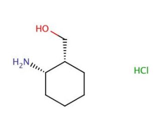 cis-(2-Amino-cyclohexyl)-methanol hydrochloride (CAS 5691-37-2) - chemical structure image