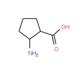 cis-2-Amino-cyclopentanecarboxylic acid (CAS 37910-65-9) - chemical structure image