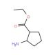 cis-2-Amino-cyclopentanecarboxylic acid ethyl ester (CAS 114745-45-8) - chemical structure image