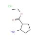 cis-2-Amino-cyclopentanecarboxylic acid ethyl ester hydrochloride (CAS 142547-15-7) - chemical structure image