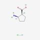 cis-2-Amino-cyclopentanecarboxylic acid hydrochloride (CAS 18414-30-7) - chemical structure image