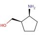cis-(2-Amino-cyclopentyl)-methanol Hydrochloride Monohydrate (CAS 40482-12-0 (non HCl Salt)) - chemical structure image