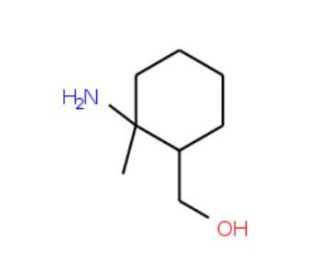 cis-2-hydroxymethyl-1-methyl-1-cyclohexylamine (CAS 34199-38-7) - chemical structure image