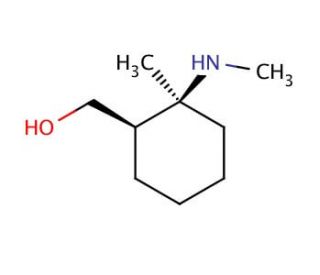 cis-(2-Methyl-2-methylamino-cyclohexyl)-methanol (CAS 421765-88-0) - chemical structure image