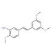 cis-3,4′,5-Trimethoxy-3′-aminostilbene (CAS 586410-12-0) - chemical structure image