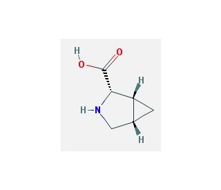 cis-3-Azabicyclo[3.1.0]hexane-2-carboxylic acid (CAS 33294-81-4) - chemical structure image