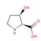 cis-3-Hydroxy-DL-proline (CAS 4298-05-9) - chemical structure image