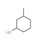cis-3-Methylcyclohexanol (CAS 24965-90-0) - chemical structure image