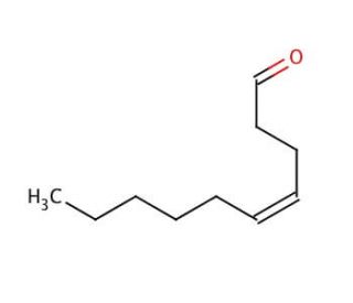 cis-4-Decenal (CAS 21662-09-9) - chemical structure image