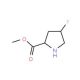 cis-4-Fluoro-pyrrolidine-2-carboxylic acid methyl ester (CAS 58281-79-1) - chemical structure image
