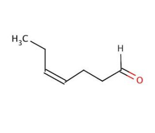 cis-4-Hepten-1-al (CAS 6728-31-0) - chemical structure image