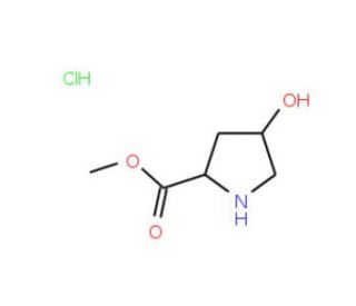 Cis-4-Hydroxy-D-proline methyl ester HCl (CAS 114676-47-0) - chemical structure image