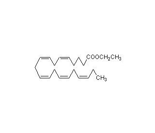 cis-5,8,11,14,17-Eicosapentaenoic acid ethyl ester (CAS 86227-47-6) - chemical structure image