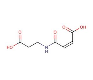 cis-5-Aza-4-oxo-oct-2-en-dioic Acid (CAS 57079-11-5) - chemical structure image