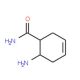 cis-6-Amino-cyclohex-3-enecarboxylic acid amide (CAS 111302-96-6) - chemical structure image