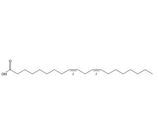 cis-9,12-Eicosadienoic acid (CAS 70240-72-1) - chemical structure image
