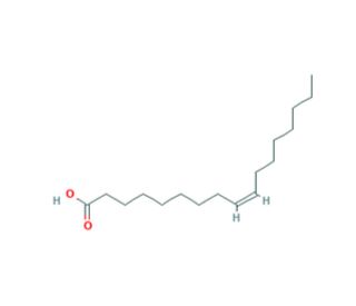 cis-9-Heptadecenoic acid (CAS 1981-50-6) - chemical structure image