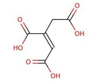 cis-Aconitic acid (CAS 585-84-2) - chemical structure image