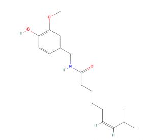 cis-Capsaicin (CAS 25775-90-0) - chemical structure image