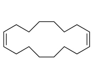 cis,cis-1,9-Cyclohexadecadiene (CAS 7431-74-5) - chemical structure image