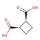 cis-Cyclobutane-1,2-dicarboxylic acid (CAS 1461-94-5) - chemical structure image