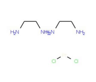 cis-Dichlorobis(ethylenediamine)platinum(II) (CAS 21430-85-3) - chemical structure image