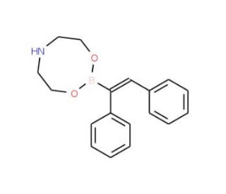cis-Stilbeneboronic acid diethanolamine ester (CAS 501014-42-2) - chemical structure image