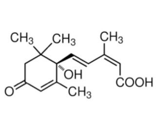 (&plus;)-cis,trans-Abscisic acid (CAS 21293-29-8) - chemical structure image